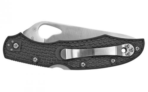 Spyderco Byrd, Cara Cara 2, 3.75" Folding Knife, Lightweight, Black BY03PBK2