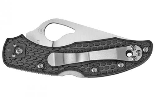 Spyderco Byrd, Meadowlark 2, 2.87" Folding Knife, Lightweight, Black BY04PBK2