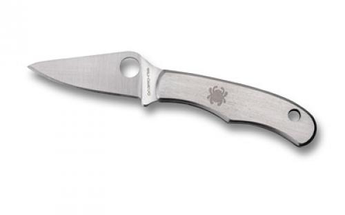 Spyderco Bug, 1.27 Folding Knife, Stainless Finish, Black C133P