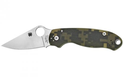 Spyderco Para 3, 2.95 Folding Knife, CPM S45VN, Plain, CAMO G-10 C223GPCMO