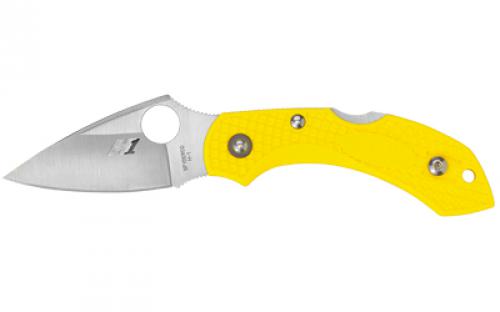 Spyderco Dragonfly 2 Salt, 2.25 Folding Knife, Lightweight, H-2 Steel, Yellow C28PYL2