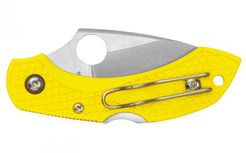Spyderco Dragonfly 2 Salt, 2.25" Folding Knife, Lightweight, H-2 Steel, Yellow C28PYL2