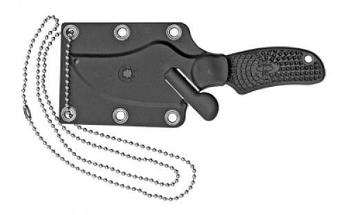 Spyderco ARK, 2.56" Fixed Blade Knife, Lightweight, H1, Black FB35PBK