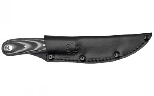 Spyderco Bow River, 4.36" Fixed Blade Knife, Black/White G10 FB46GP