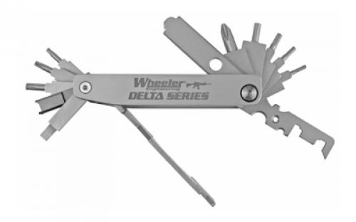 Wheeler AR Compact Armorer's Tool, Multi Tool, Silver, Pouch included 1078948