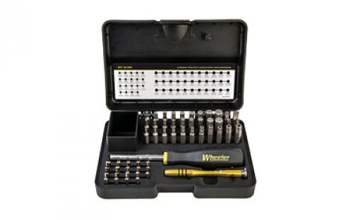 Wheeler Screwdriver Set, Tool, 55pc Set, Matric, SAE, Torx, Hard Case Included 1081958