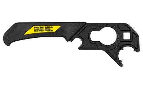 Wheeler Professional Armorers Wrench, Steel with Rubber Handle, Black 1099561