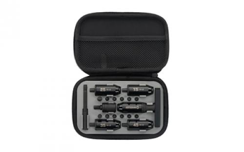 Wheeler FAT Stix, Black, Sockets Come In 15, 25, 35, 45 and 65 Inch Pounds For Most Common Applications, T Handle Design With Grip And Spin Section, 1/2 Socket With 1/4 Drive Bit, Convenient Soft Carry Case 1136022