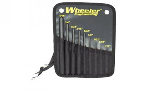 Wheeler Roll Pin Punch Set Tool, 9 piece set 204513