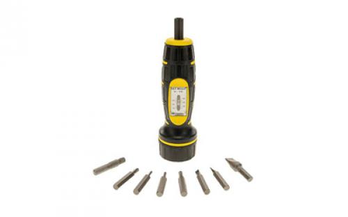 Wheeler FAT Wrench, 2023 Variant, Black and Gold, Includes Case and 10 Bits 4001002