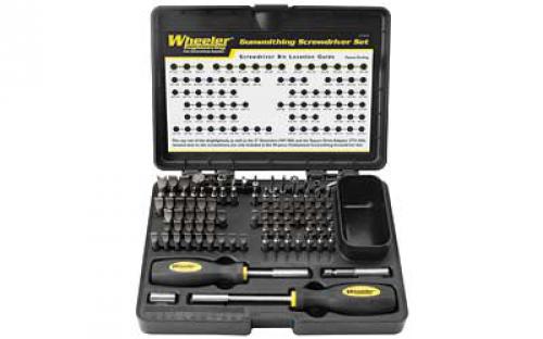 Wheeler Deluxe Pro Gunsmith Screwdriver Set, Black 562194