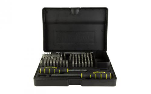 Wheeler 72 Piece Pro Gunsmith Driver Set, Includes Plastic Carrying Case, Black 776737