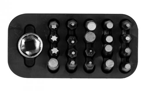Wheeler 21 Piece Add-on Screwdriver Bit Set, Silver 954671