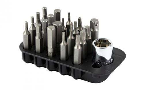 Wheeler 21 Piece Add-on Screwdriver Bit Set, Silver 954671