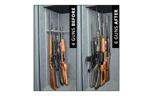 Gun Storage Solutions Rifle Rod 20 pack starter kit includes 20 rods and fabric size 15" x 30" RR20SK