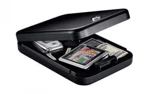 GunVault NV200 Nanovault Safe, 9.5x6.5x1.75 Cable, Black Key Lock NV200