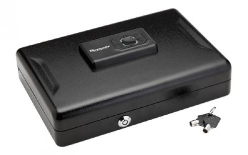 Hornady Keypad Vault, Programmable, Backup Barrel Keys, Interior Light, Foam Interior, Requires Four AAA Batteries (Not Included) 95432