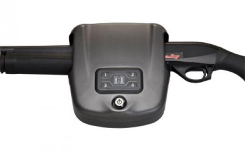 Hornady RAPiD Safe, Shotgun Wall Lock, Keypad or RFiD, Includes Wristband, Key Fob and RFiD Stickers 98180