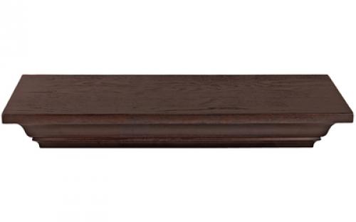 PS Products 24 Wide, Oak Veneer Stained Espresso, Concealment Shelf, Does Not Require Magnet/Key CCS-24E