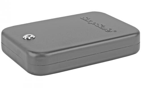 SnapSafe Lock Box, Large, 9.5 x 6.5 x 1.75, Key Lock, 16 Gauge Steel, Cable Included, Black Finish 75200