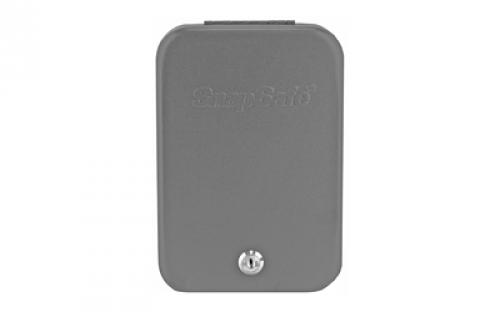 SnapSafe Lock Box, Large, 9.5" x 6.5" x 1.75", Key Lock, 16 Gauge Steel, Cable Included, Black Finish 75200