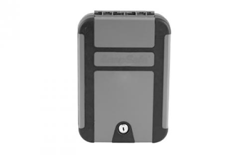 SnapSafe Treklite Lock Box, X-Large, 10" x 7" x 2", Black and Gray Finish, Key Lock, Cable Included 75212