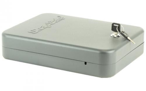 SnapSafe Lock Box, XX-Large, 11.5" x 8.5" x 2.5", Key Lock, 16 Gauge Steel, Cable Included, Black Finish 75220