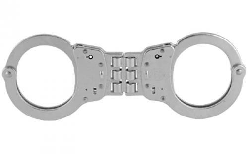 Smith & Wesson M300 Handcuff, Nickel, Hinged 350096
