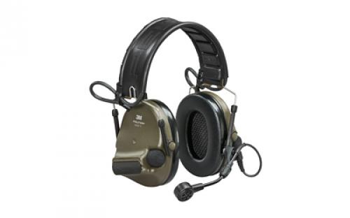 3M/Peltor ComTac VI, Electronic Earmuff, Omni-Directional Microphones, High Fidelity Speakers, New Digital Signal Processor that Improves the Overall Sound Quality of the Headset, Includes Gel Ear Cushions and ARC, OD Green MT20H682FB-09N GN