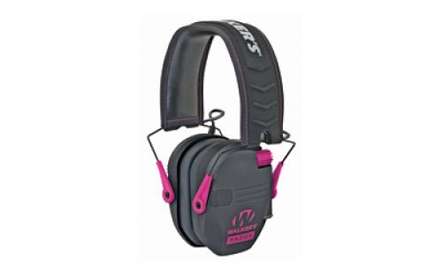 Walker's Razor, Electronic Earmuff, Black/Pink, 1 Pair GWP-RSEM-PNK