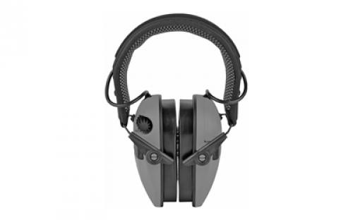 Walker's Razor, Electronic Earmuff, Cooling Pads & Moisture Wicking Headband, Gray GWP-XDRSEM-BT-GY