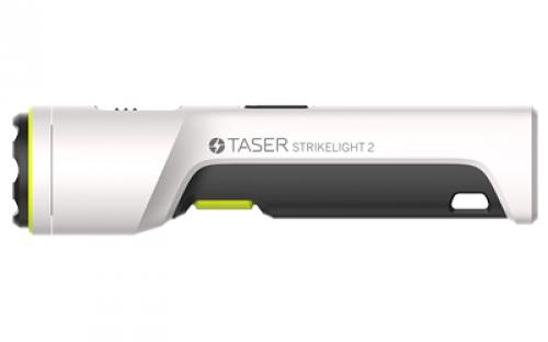Taser Strikelight 2 Kit, Stun Gun, White, Includes Wrist Strap and Charging Cable 100065