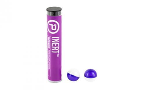 PepperBall Inert, Powder Ball Projectile, Purple and White, 90 Count, Fits TCP Launcher 100-84-1105