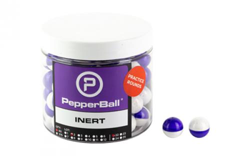 PepperBall Inert, Powder Ball Projectile, Purple and White, 90 Count, Fits TCP Launcher 100-84-1106