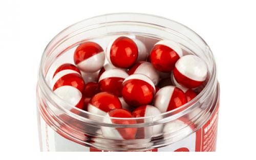 PepperBall Live, Pepper Ball Projectile, Red, 90 Count, Fits TCP Launcher 102-06-0351