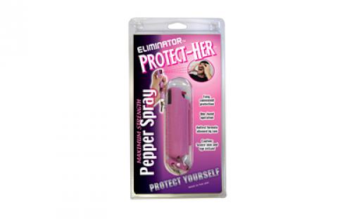 PS Products Protect-Her Pepper Spray, 1/2 oz, with Pink Hard Case EHC14PH-C
