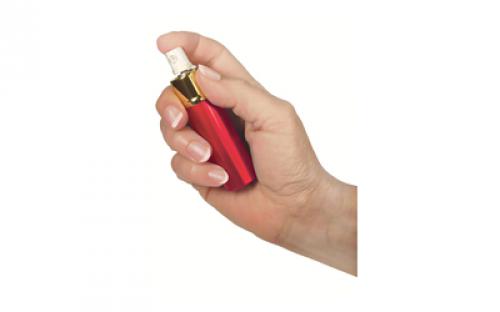 PS Products Lipstick Pepper Spray, .75oz, Lipstick Disguised Pepper Spray, Silver, Aerosol Can LSPS14S-C