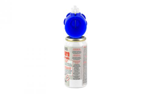 Sabre Alarm, Frontiersman Bear Horn w/ On/Off Locking Top to Prevent Accidental Deployment, Blue F-LH-01