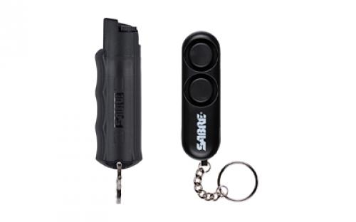 Sabre Personal Safety Kit, Pepper Spray and Personal Alarm, Black HCPA-BKOC