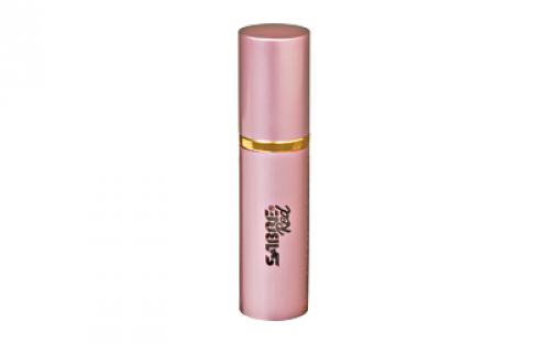 Sabre Pepper Spray, Lipstick, .75oz, Red Pepper & UV Dye Pink, Pink LS-22-US