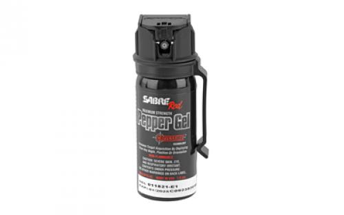 Sabre Crossfire, 1.8 oz Crossfire Pepper Gel w/ Belt Clip, Black MK3-CFTG-BC