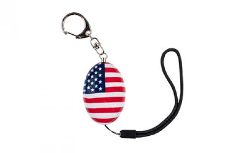 Sabre Personal Alarm, Includes Snap Clip Key Ring, American Flag PA-USA-02
