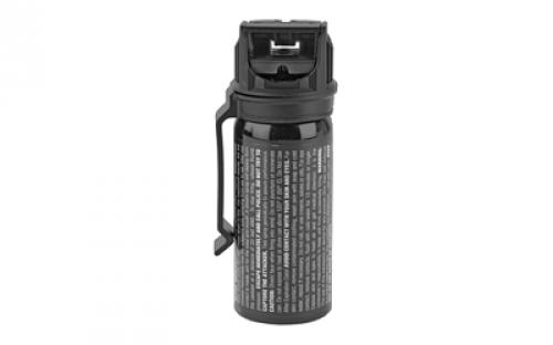 Sabre Ruger, Pepper Spray, Tactical Size with Flip Top & Belt Clip, Black RU-M60FT-G