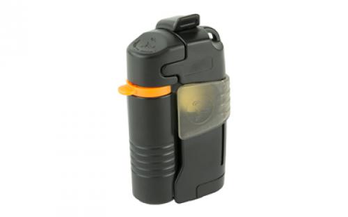 Tornado Personal Defense Tornado Pepper Spray, Ultra, 11g, Alarm, Strobe Light, Belt Clip, Black RHB001