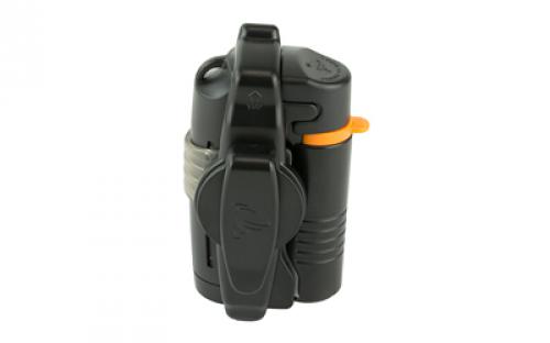 Tornado Personal Defense Tornado Pepper Spray, Ultra, 11g, Alarm, Strobe Light, Belt Clip, Black RHB001