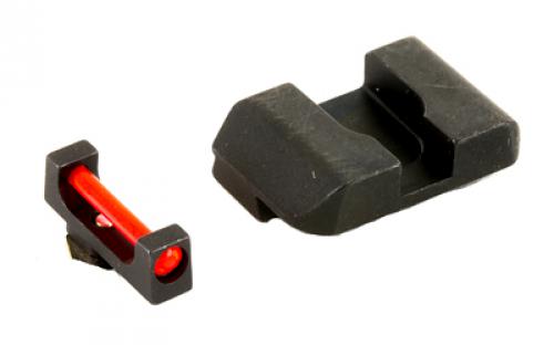 AmeriGlo Special Combination Sight, Fits Glock 17/19/22/23, Red Fiber Front and Black Rear GFB-103