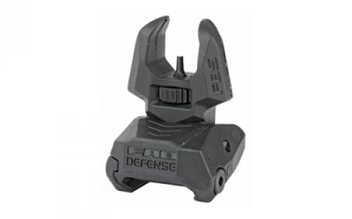 F.A.B. Defense Flip Up Front Sight, Fits Picatinny Rails, Polymer, Black FX-FBS