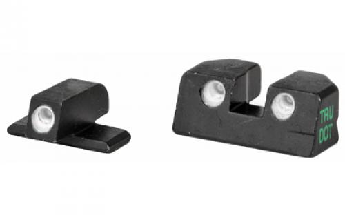 Meprolight Tru-Dot, Tritium Sight Set, Green Front/Orange Rear, Fits Sig Sauer 9MM/357SIG P Series Except P365XL 0101103301