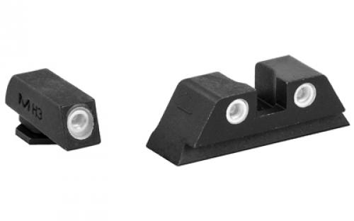 Meprolight Tru-Dot, Sight, Fits Glock 17, 19, 22, 23, Green/Orange 0102243301