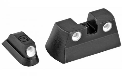 Meprolight Tru-Dot, Sight, Fits CZ 75 & 85, Green/Green 0177763101